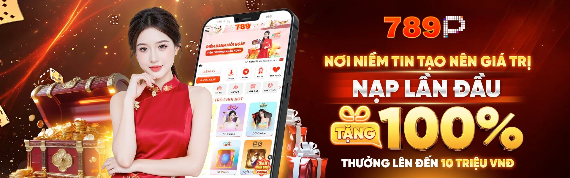 Banner nội dung thể thao trực tuyến 789P